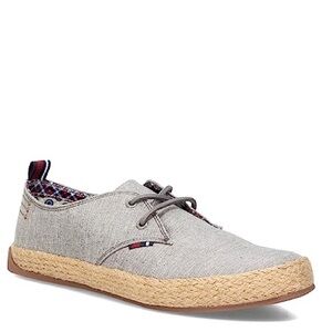 Ben Sherman Men’s New Jenson lace up Shoes in gray canvas